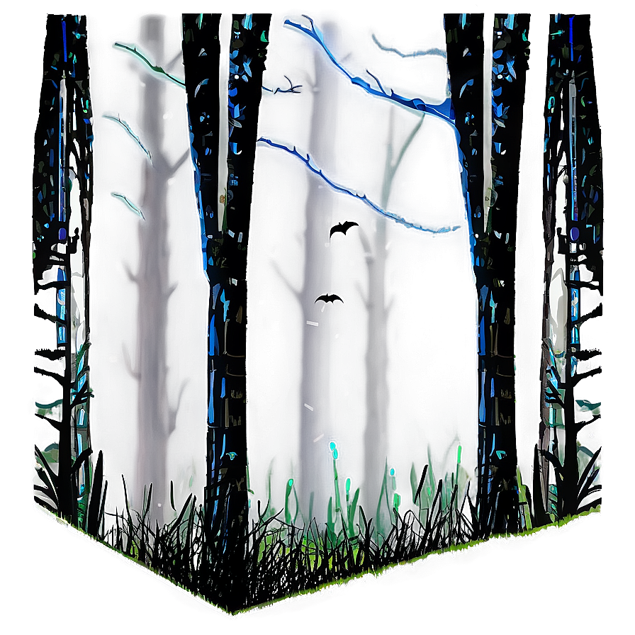 Dark Spooky Forest Clipart Png Lln PNG image