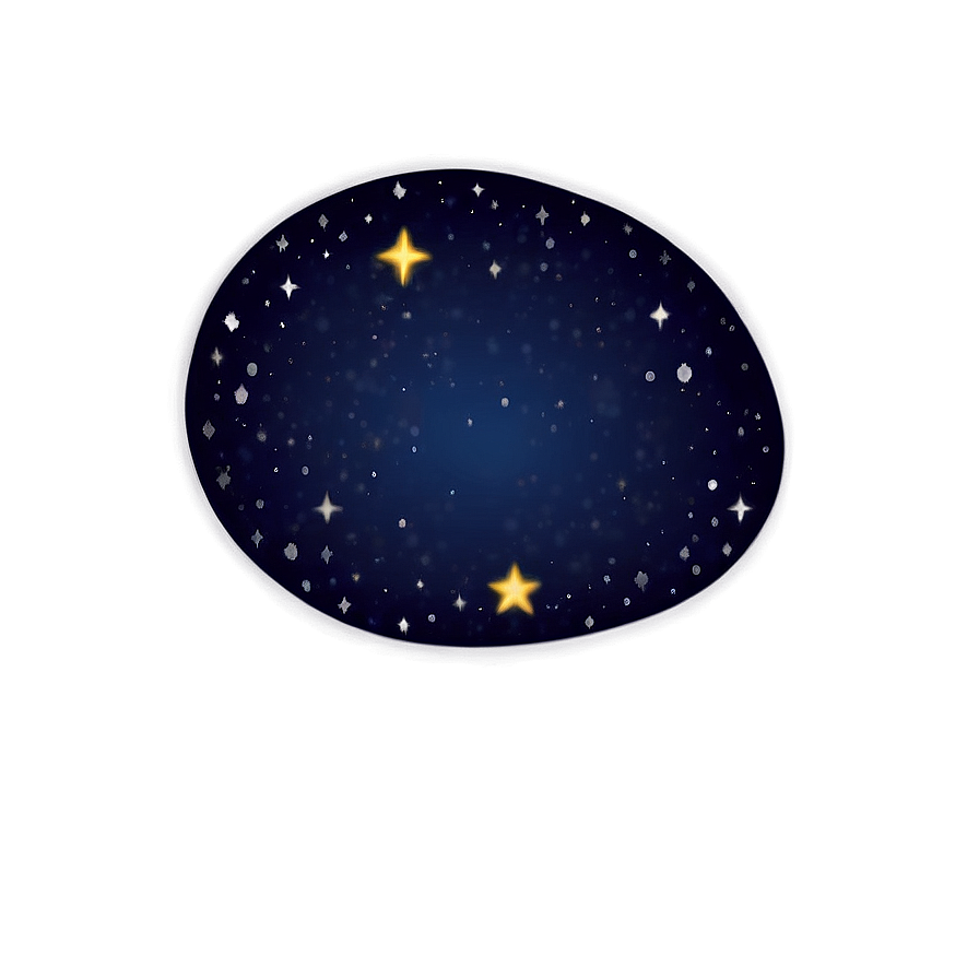 Dark Starry Sky Png 06252024 PNG image