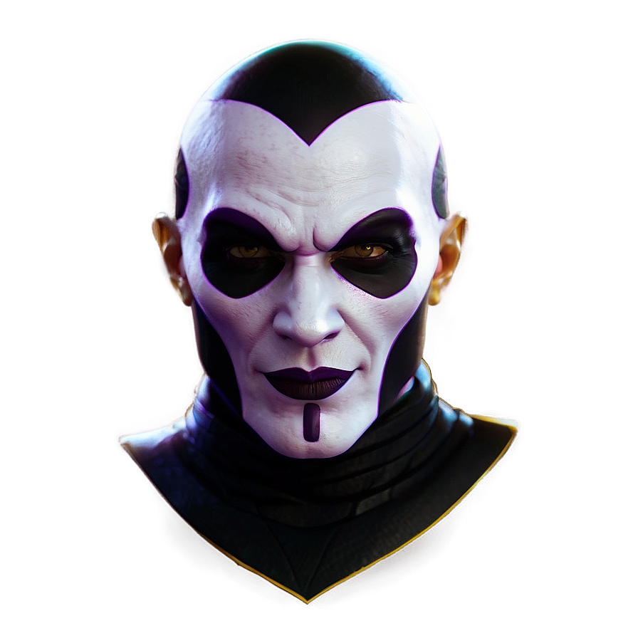 Dark Villain Portrait Png Uby PNG image