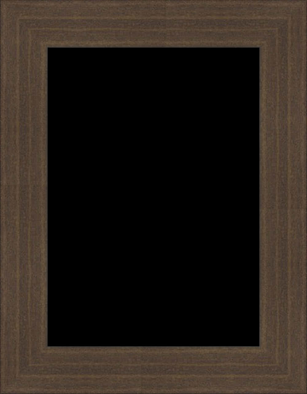 Dark Wooden Picture Frame PNG image
