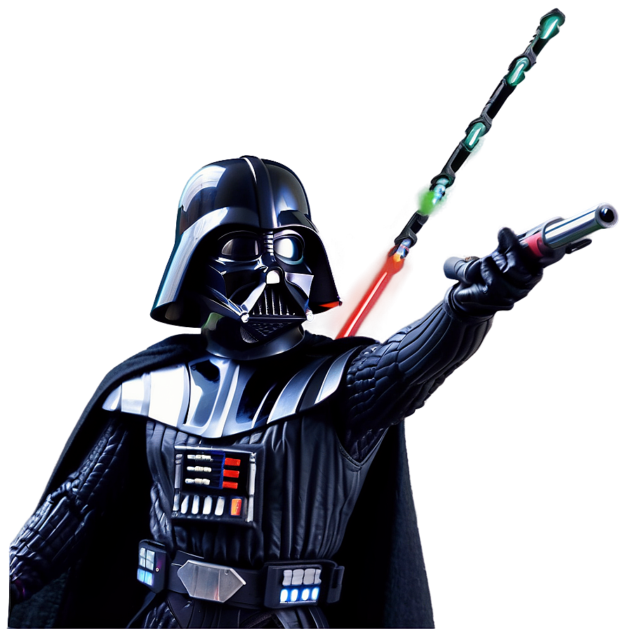 Darth Vader In Battle Scene Png 05212024 PNG image