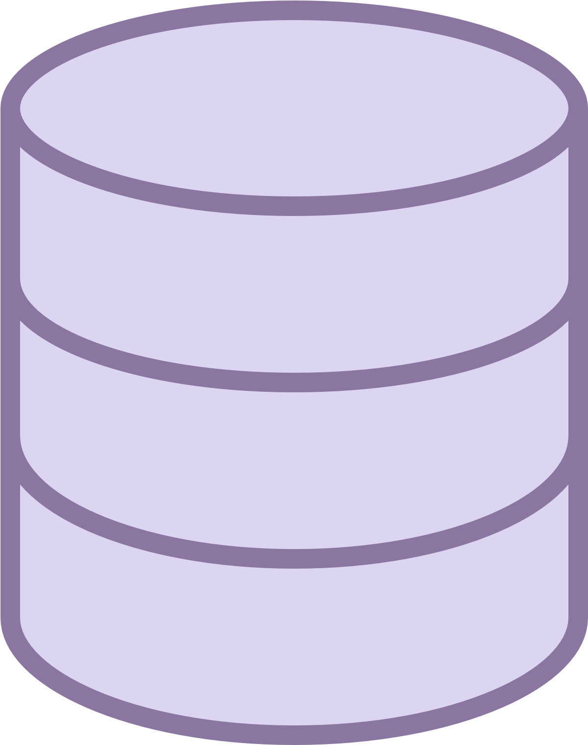 Database Icon Purple PNG image