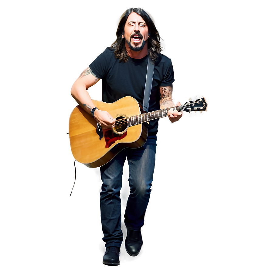 Dave Grohl Foo Fighters Png Hfu PNG image