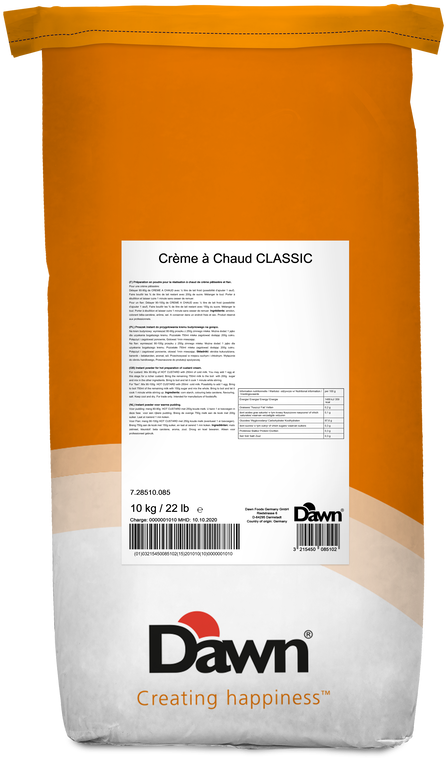 Dawn Classic Cremea Chaud Packaging PNG image