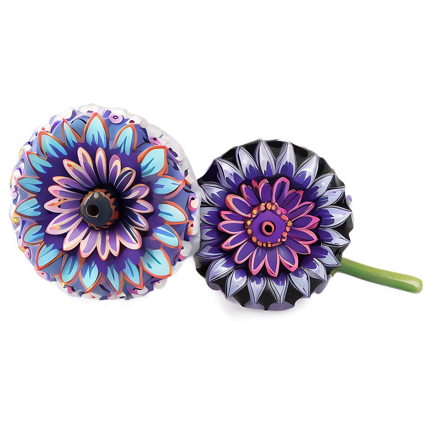 Day Of The Dead Flowers Png Bug52 PNG image