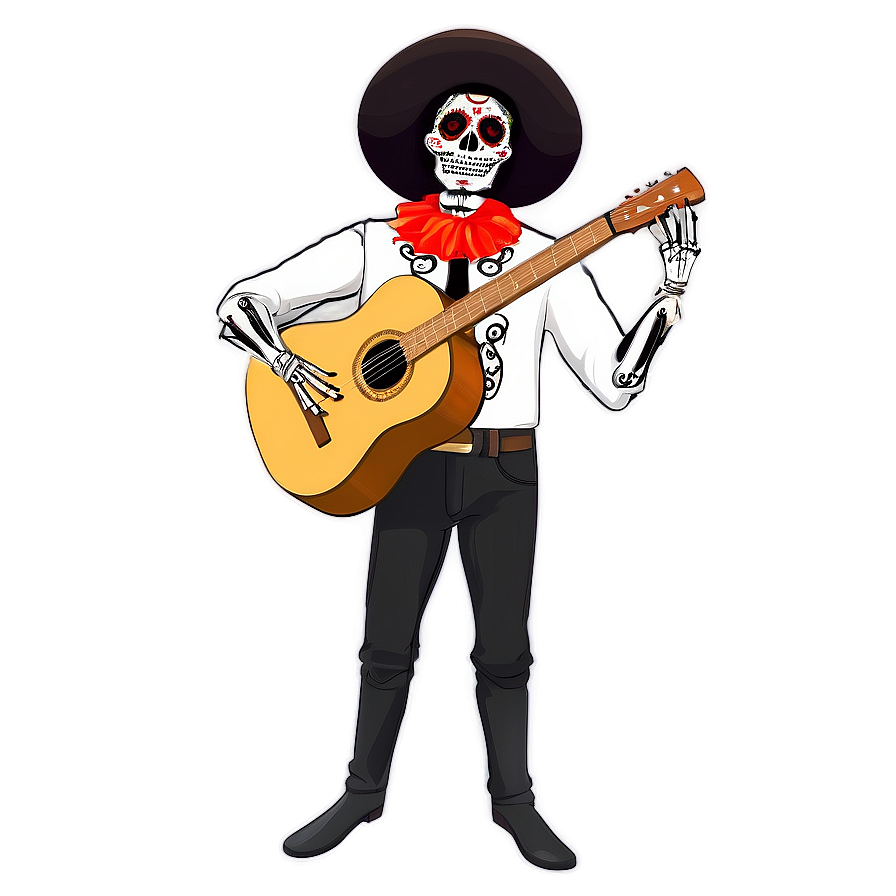 Day Of The Dead Mariachi Png Uvu25 PNG image