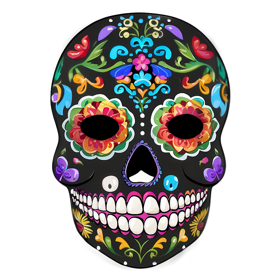 Day Of The Dead Mask Png 61 PNG image