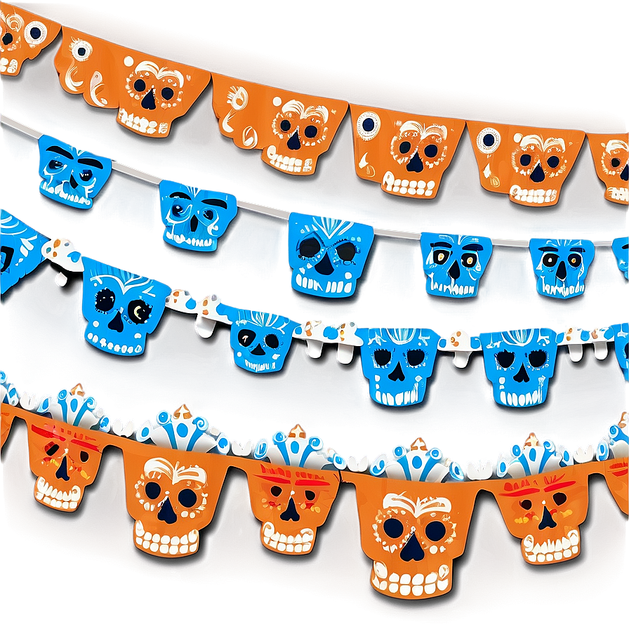 Day Of The Dead Papel Picado Png 66 PNG image