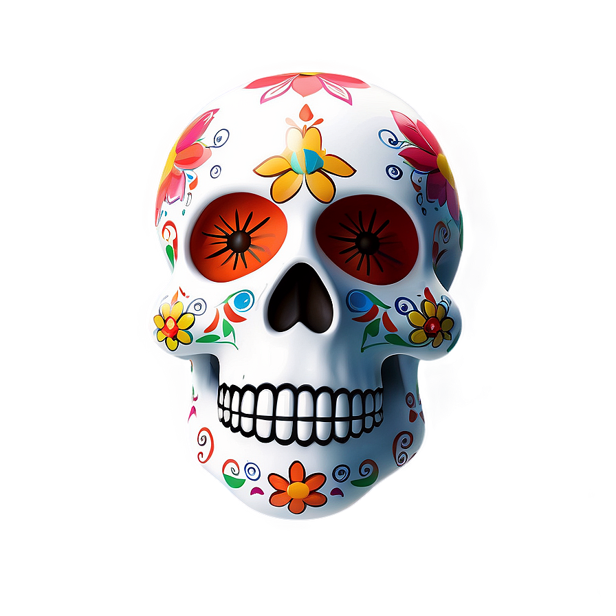 Day Of The Dead Skulls Mexico Png 05212024 PNG image