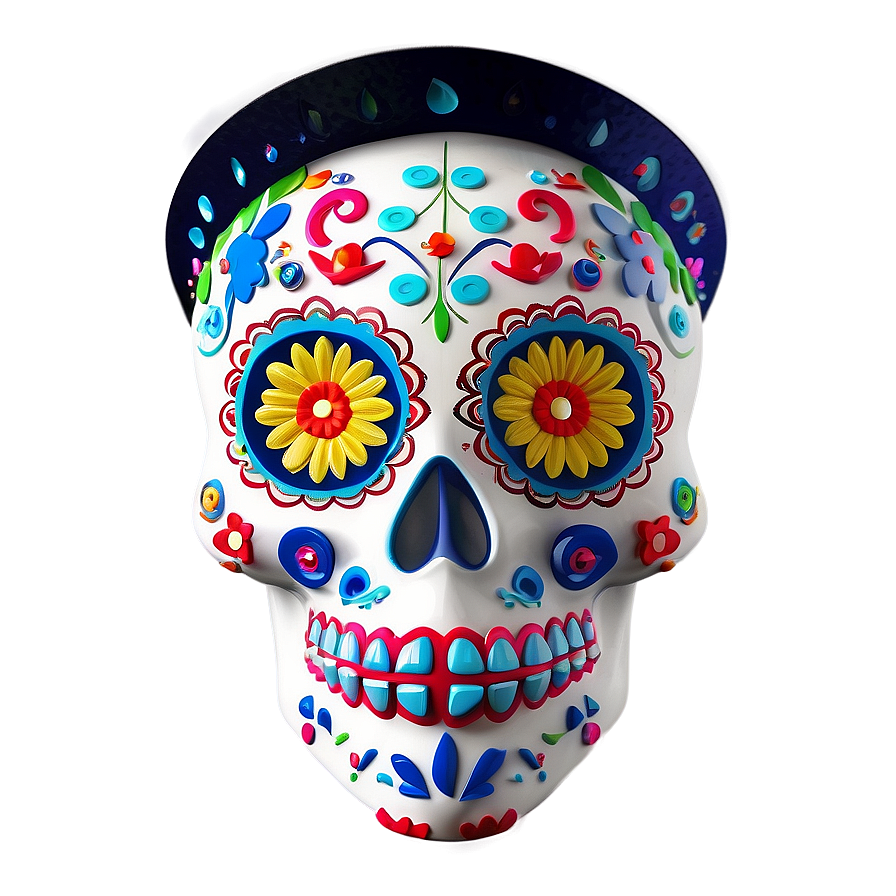 Day Of The Dead Themed Party Png San PNG image