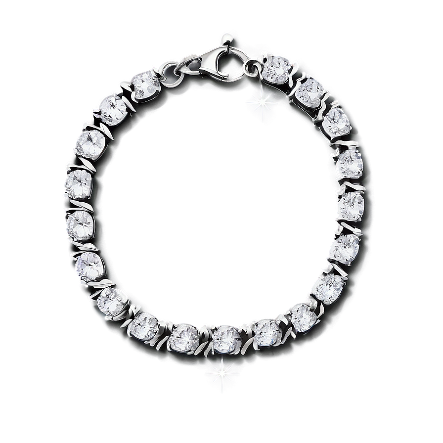 Dazzling Diamond Bracelet Png 05032024 PNG image