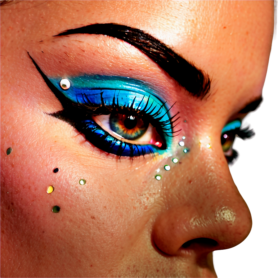 Dazzling Eye Makeup Png 31 PNG image