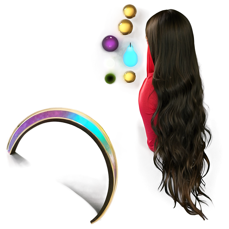 Dazzling Long Hair Png 94 PNG image