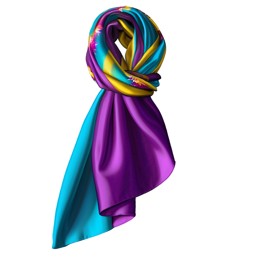 Dazzling Silk Headscarf Png Kaw22 PNG image