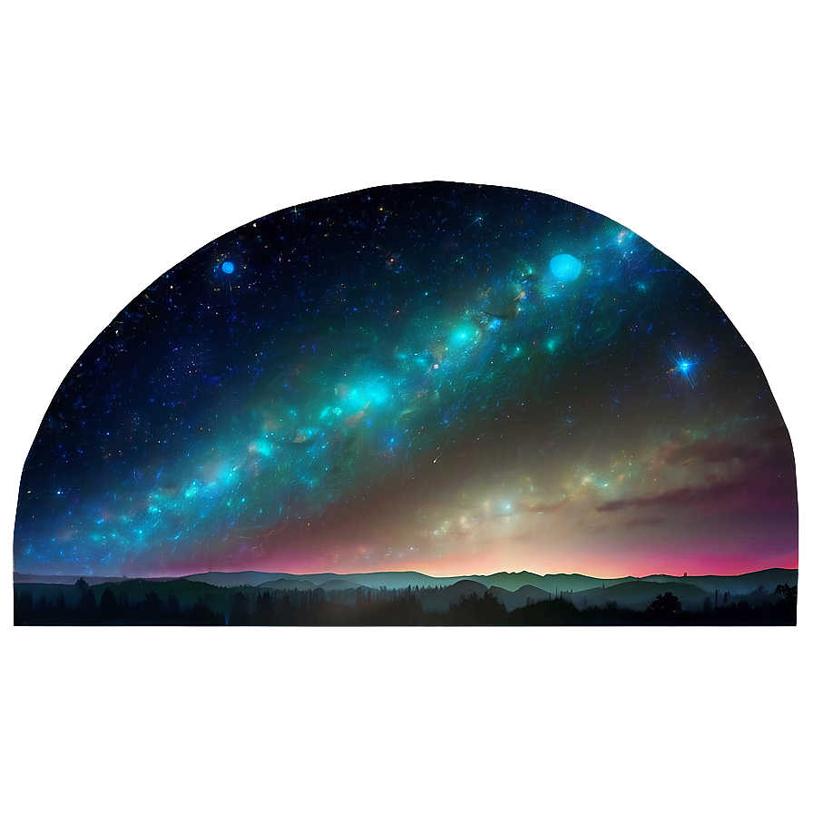 Dazzling Starry Sky Png 39 PNG image