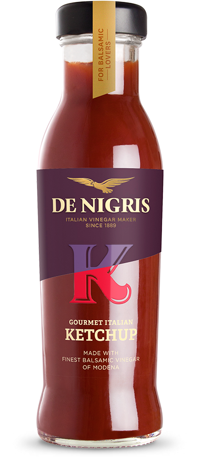 De Nigris Gourmet Italian Ketchup Bottle PNG image