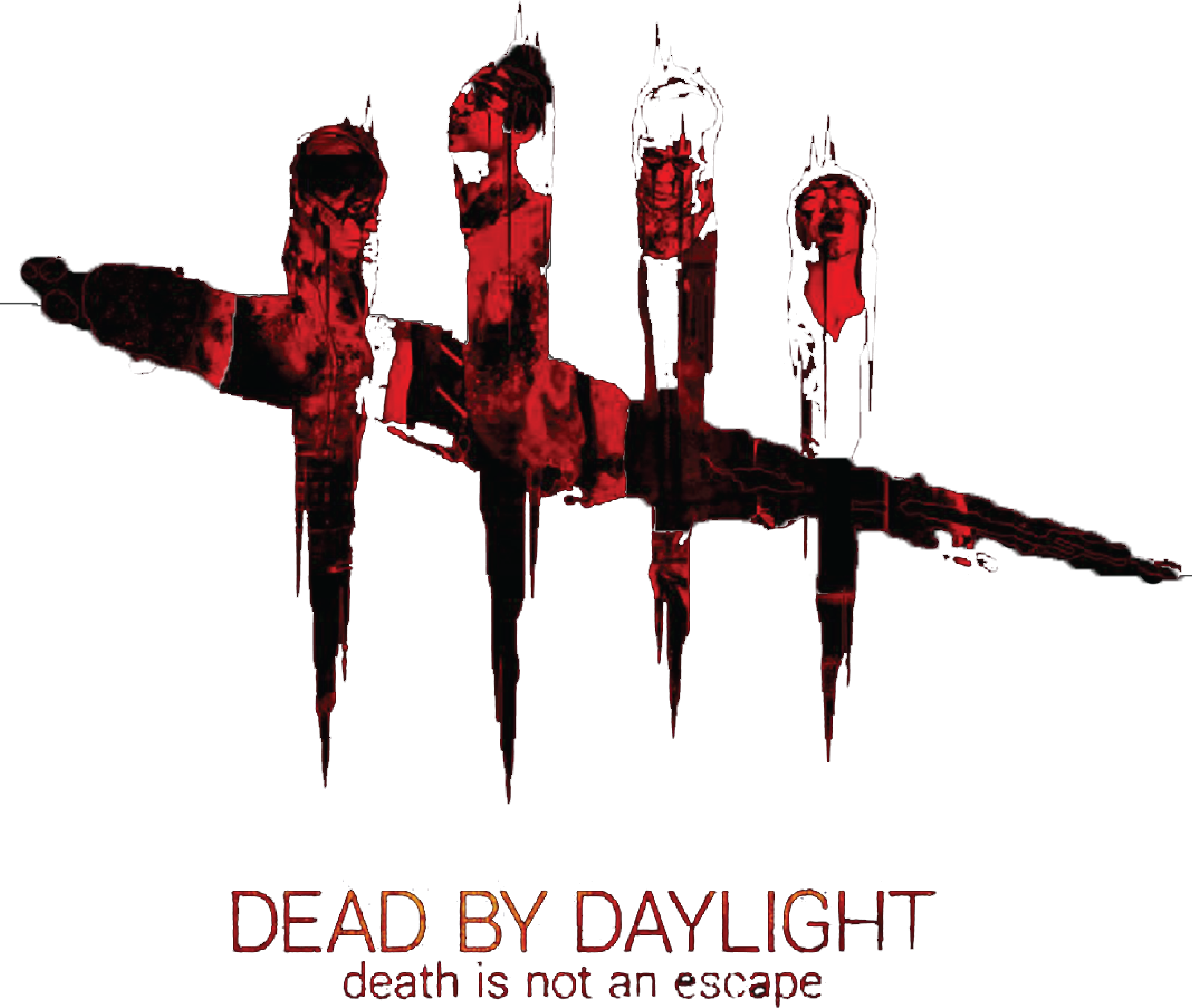 Dead By Daylight Logo Bloody PNG image