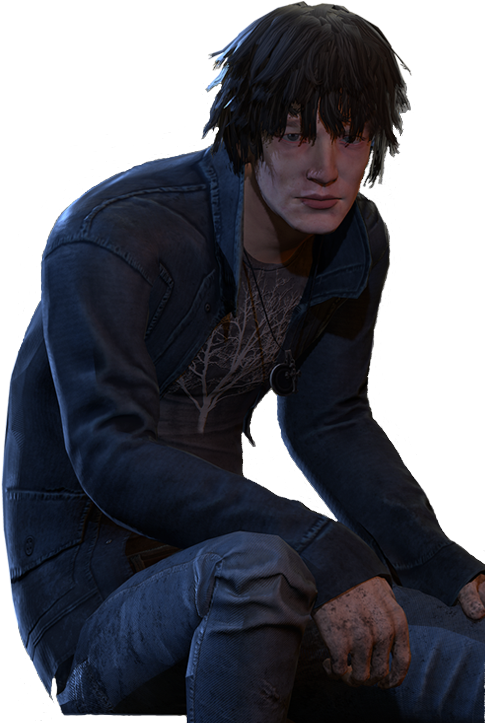 Dead By Daylight Survivor Crouching PNG image