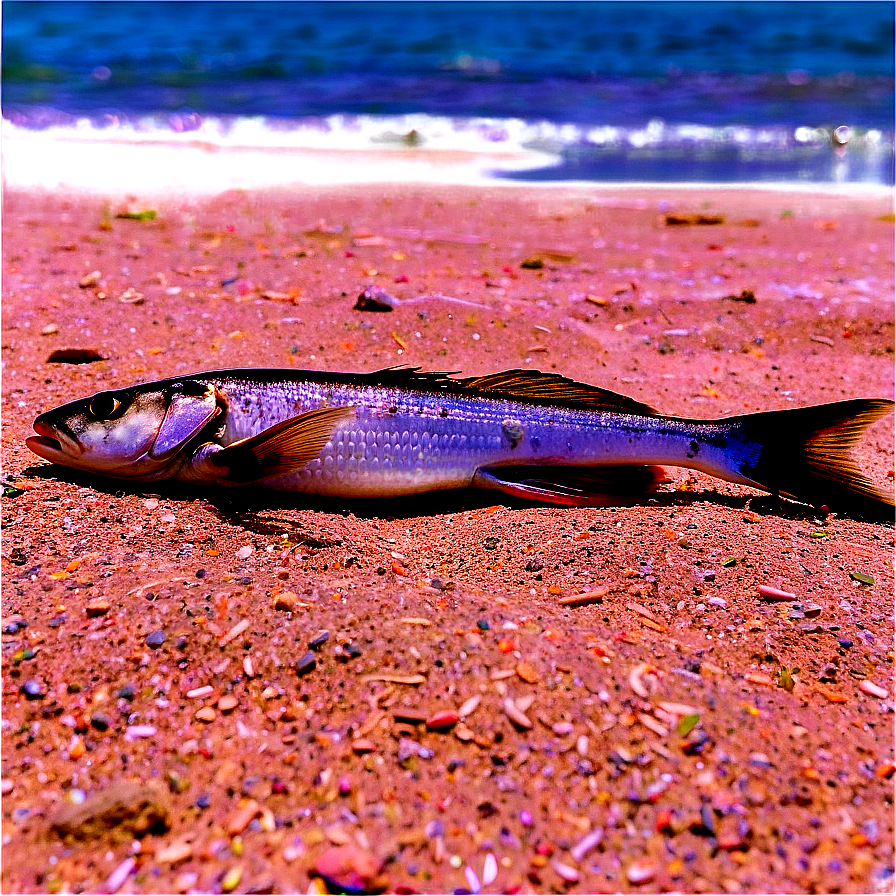 Dead Fish On Beach Png 06132024 PNG image