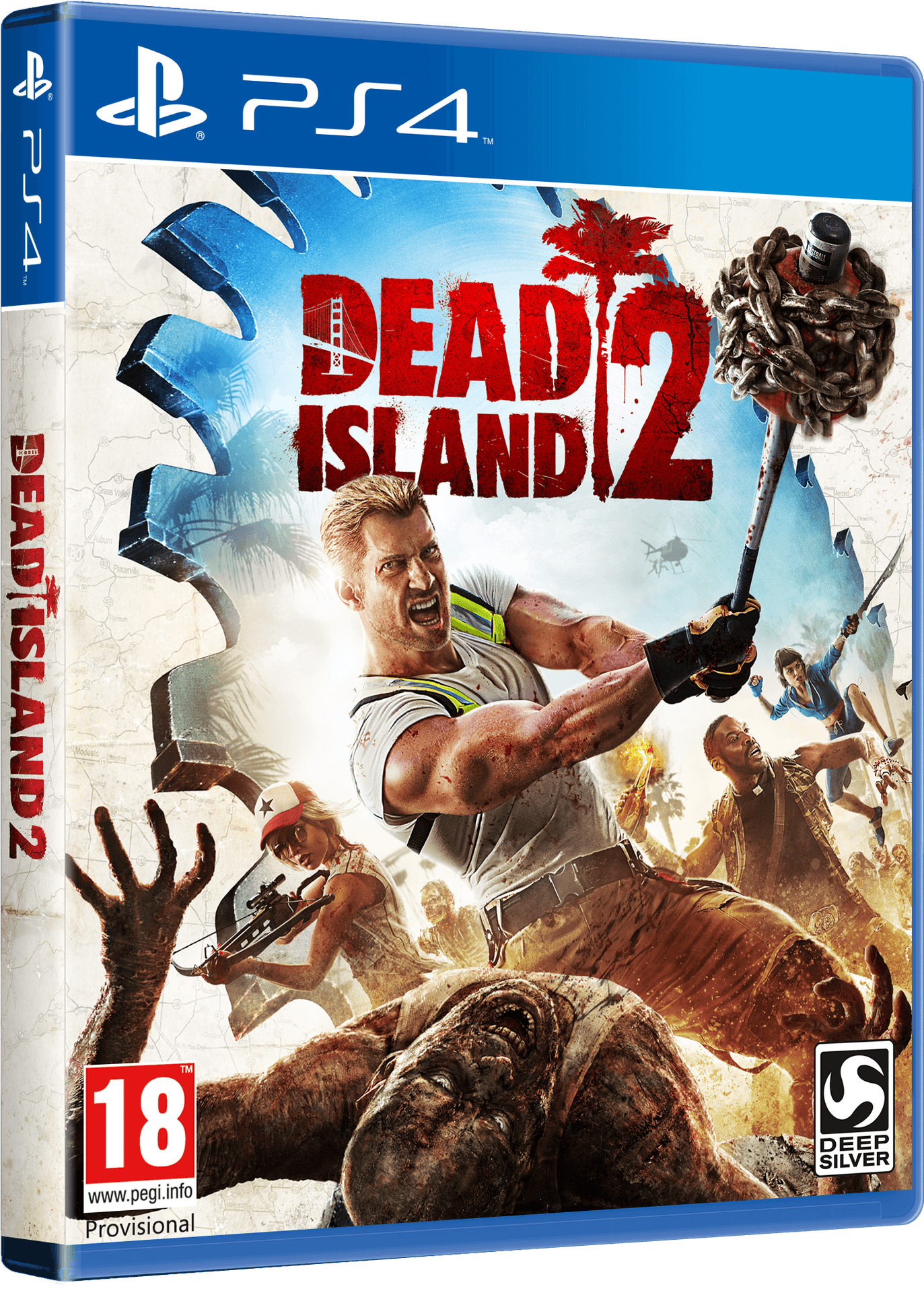 Dead Island2 P S4 Game Cover PNG image