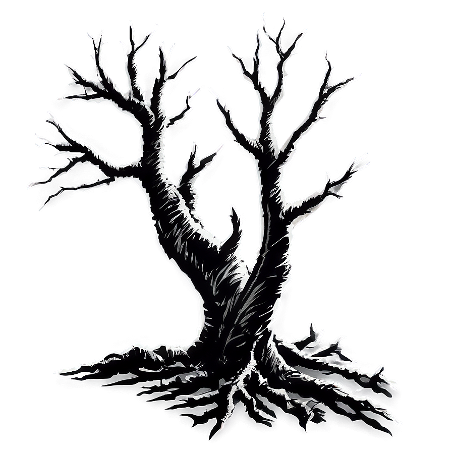 Dead Tree Black And White Png 27 PNG image
