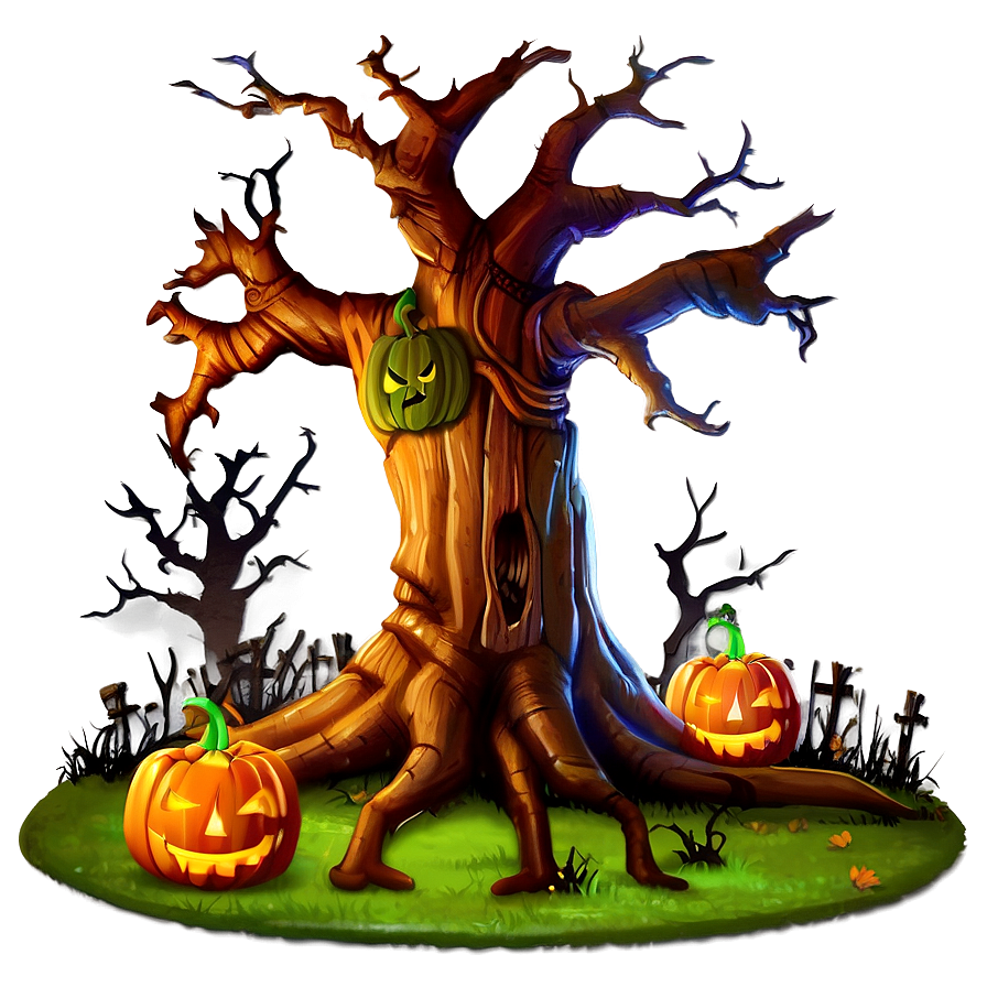 Dead Tree Halloween Png Brf PNG image