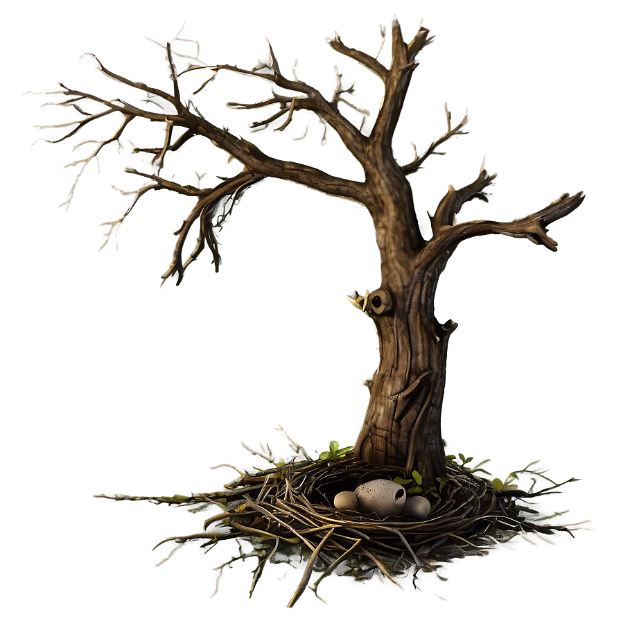 Dead Tree With Nest Png Umt PNG image