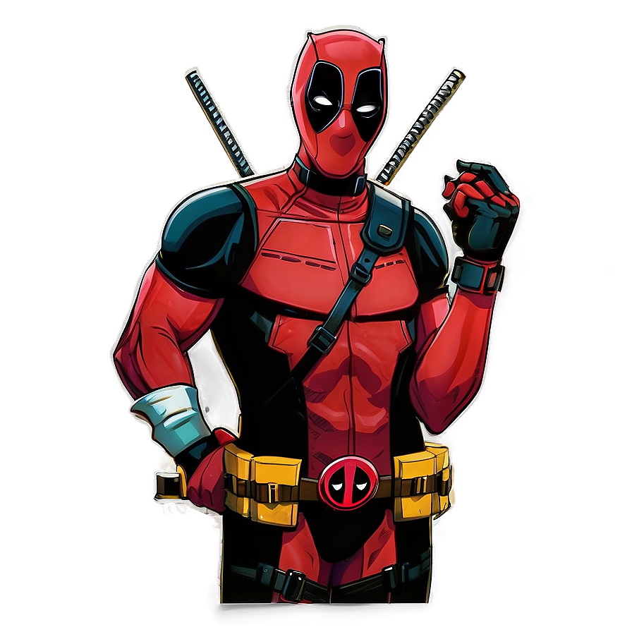 Deadpool Hipster Variation Png Qde PNG image