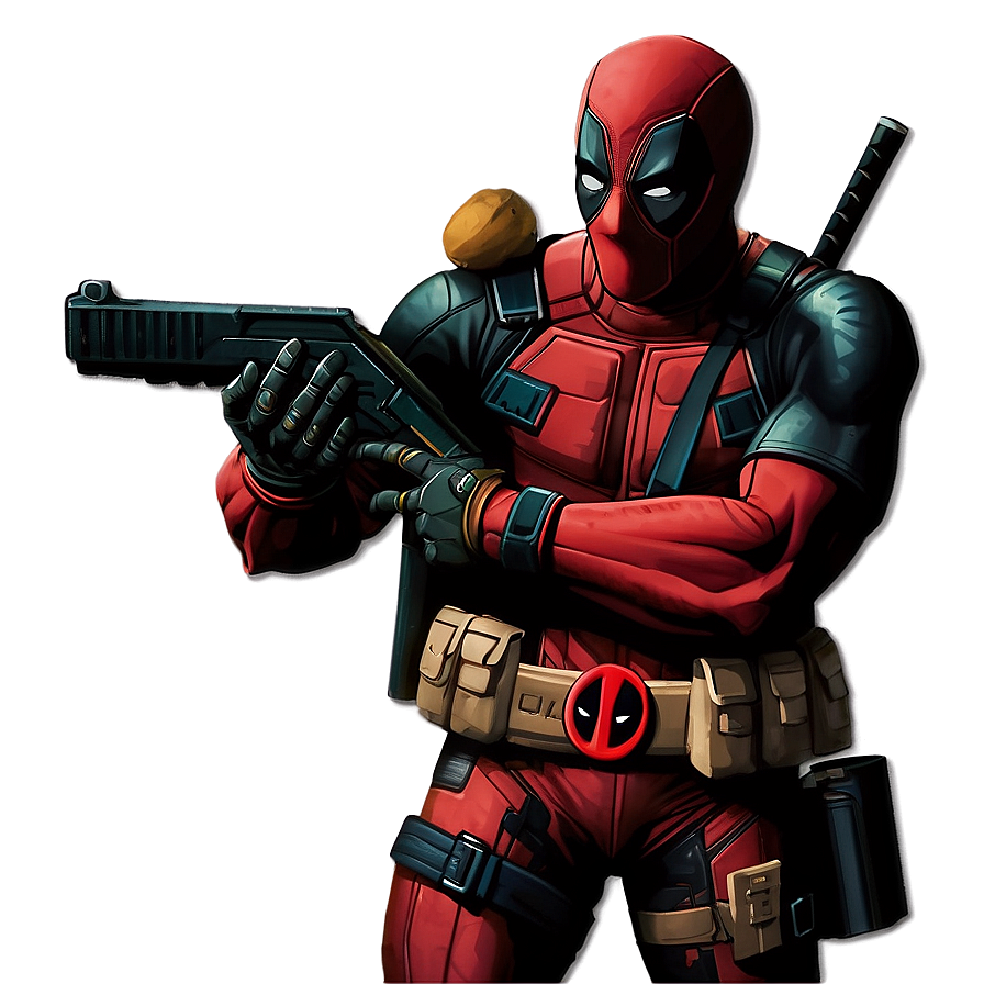 Deadpool Silhouette Png 05212024 PNG image