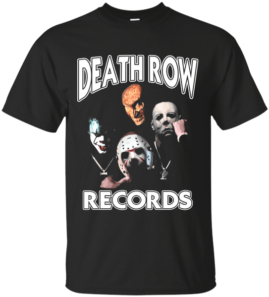 Death Row Records Horror Mashup T Shirt PNG image