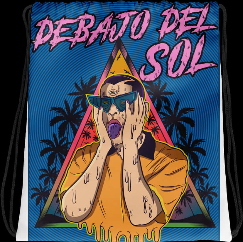 Debajo Del Sol Artistic Graphic PNG image