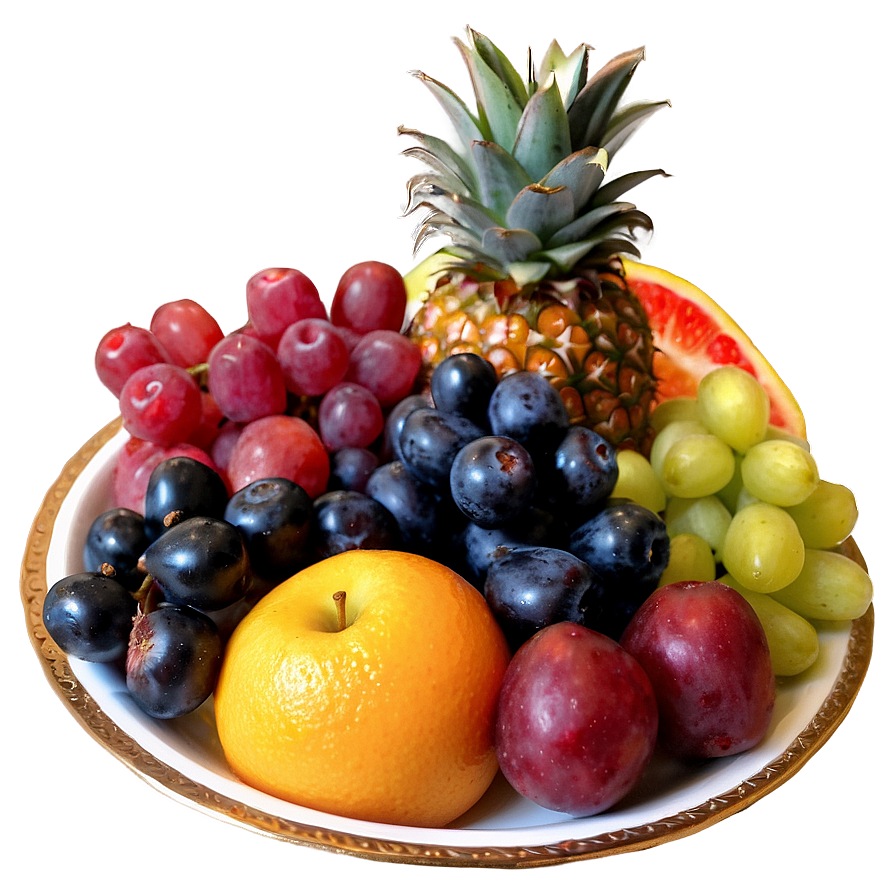 Decadent Fruit Platter Png 06132024 PNG image