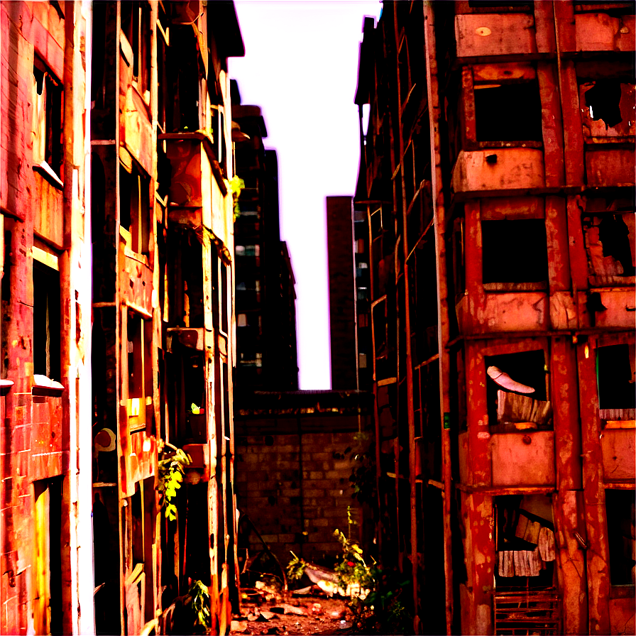 Decayed Urban Environment Png Lhc75 PNG image