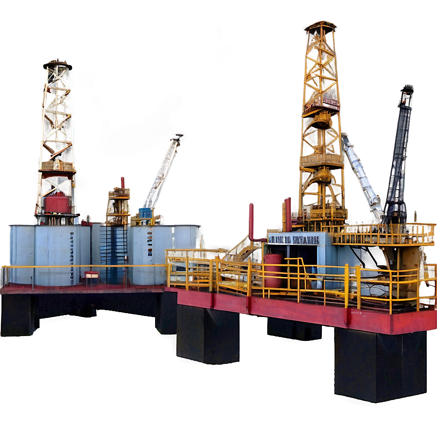 Decommissioned Oil Rig Png 06122024 PNG image