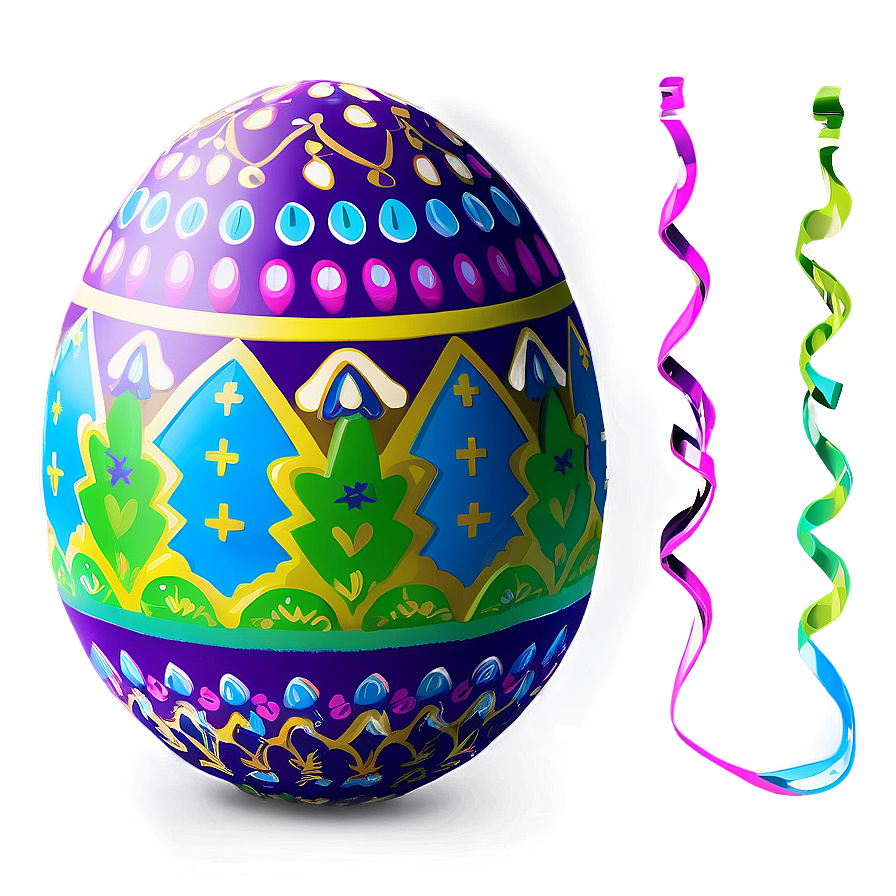 Decorated Easter Egg Png Ycp PNG image