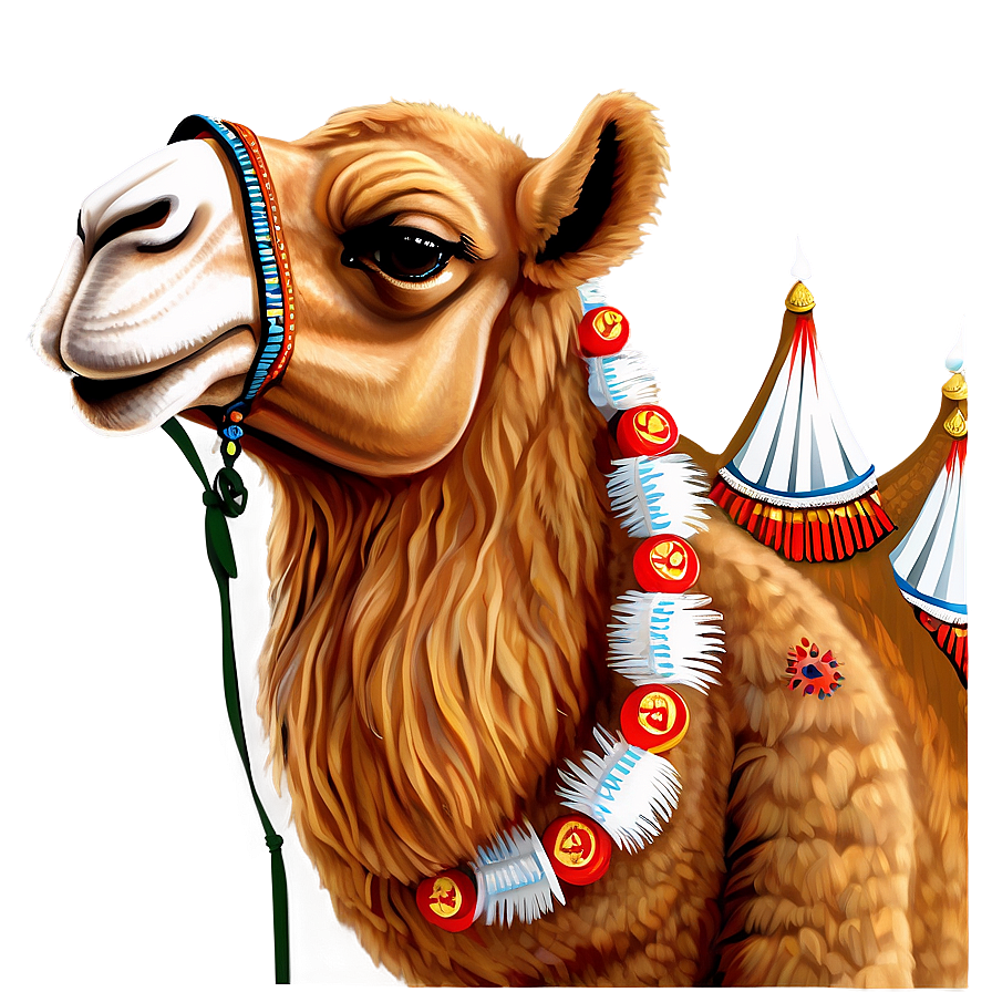 Decorated Indian Camel Png 05212024 PNG image