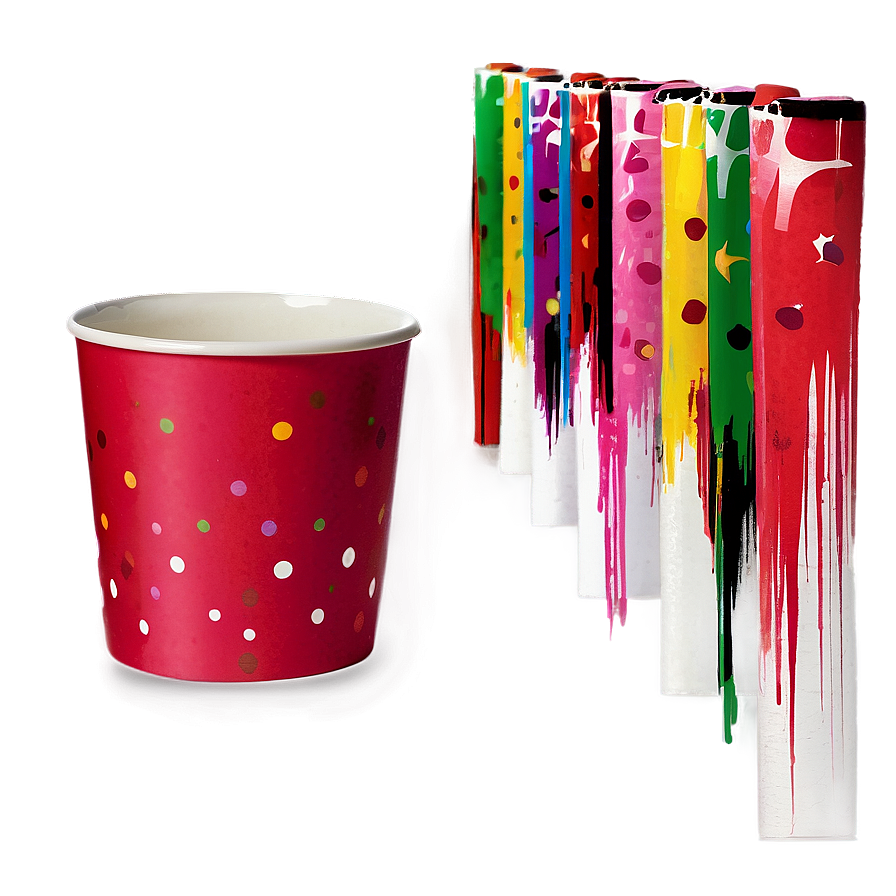 Decorated Red Cup Png 32 PNG image