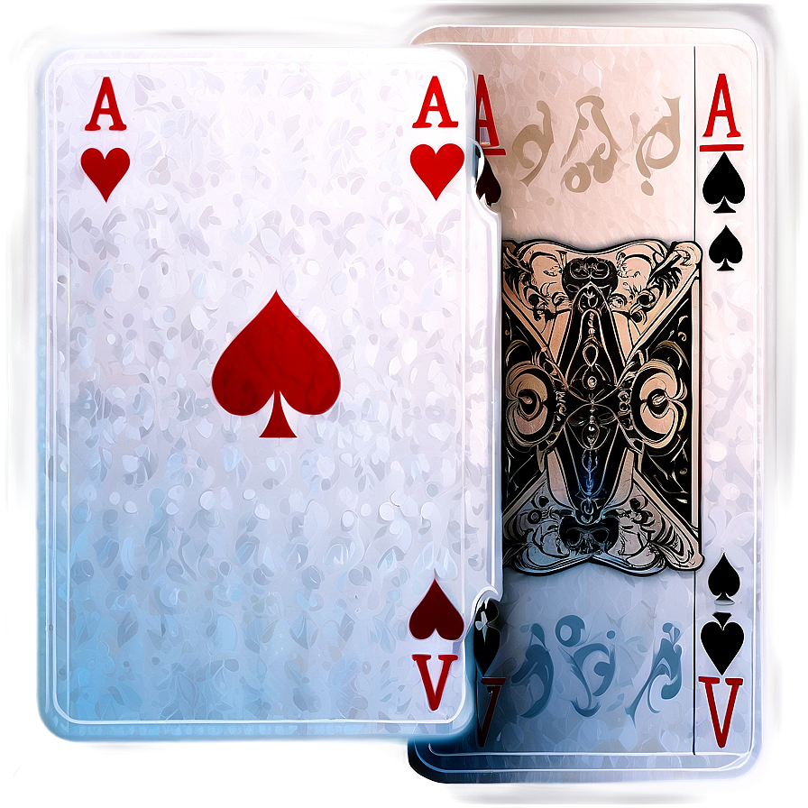 Decorative Ace Card Png Ers21 PNG image