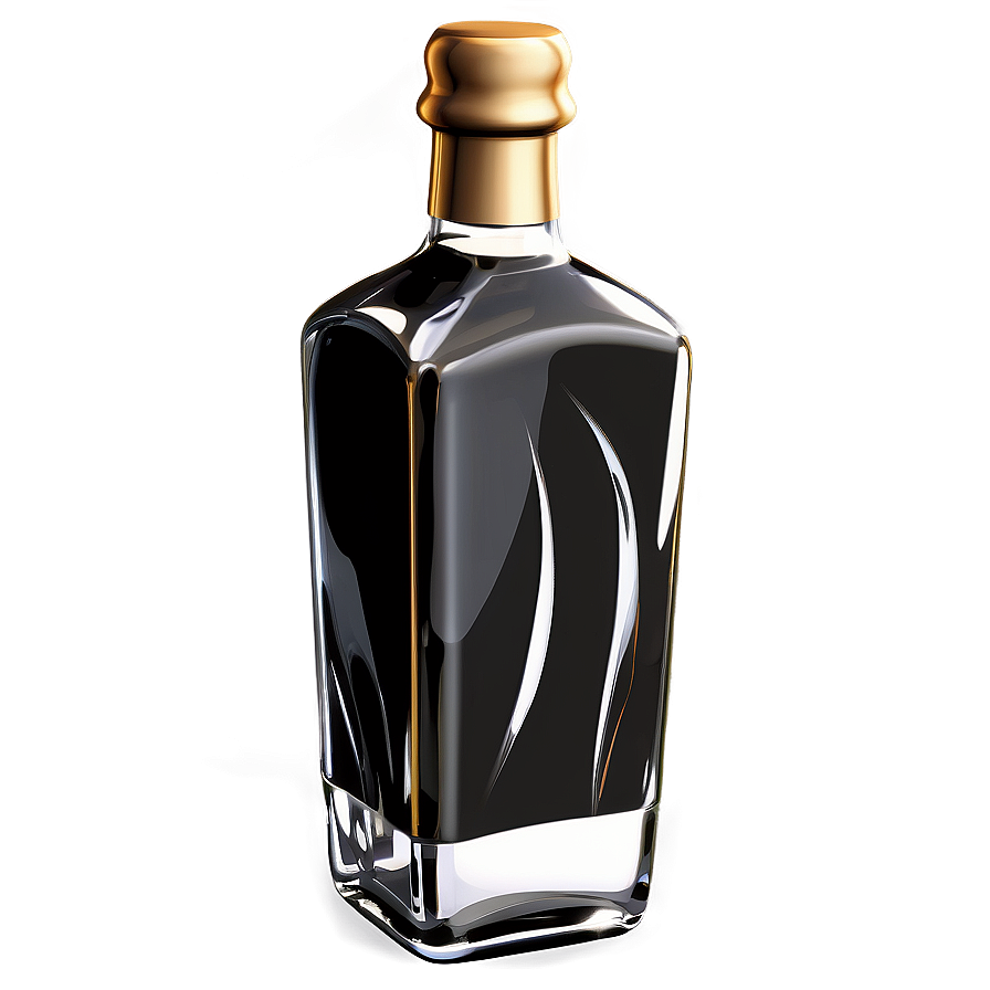 Decorative Alcohol Bottle Png Qch24 PNG image