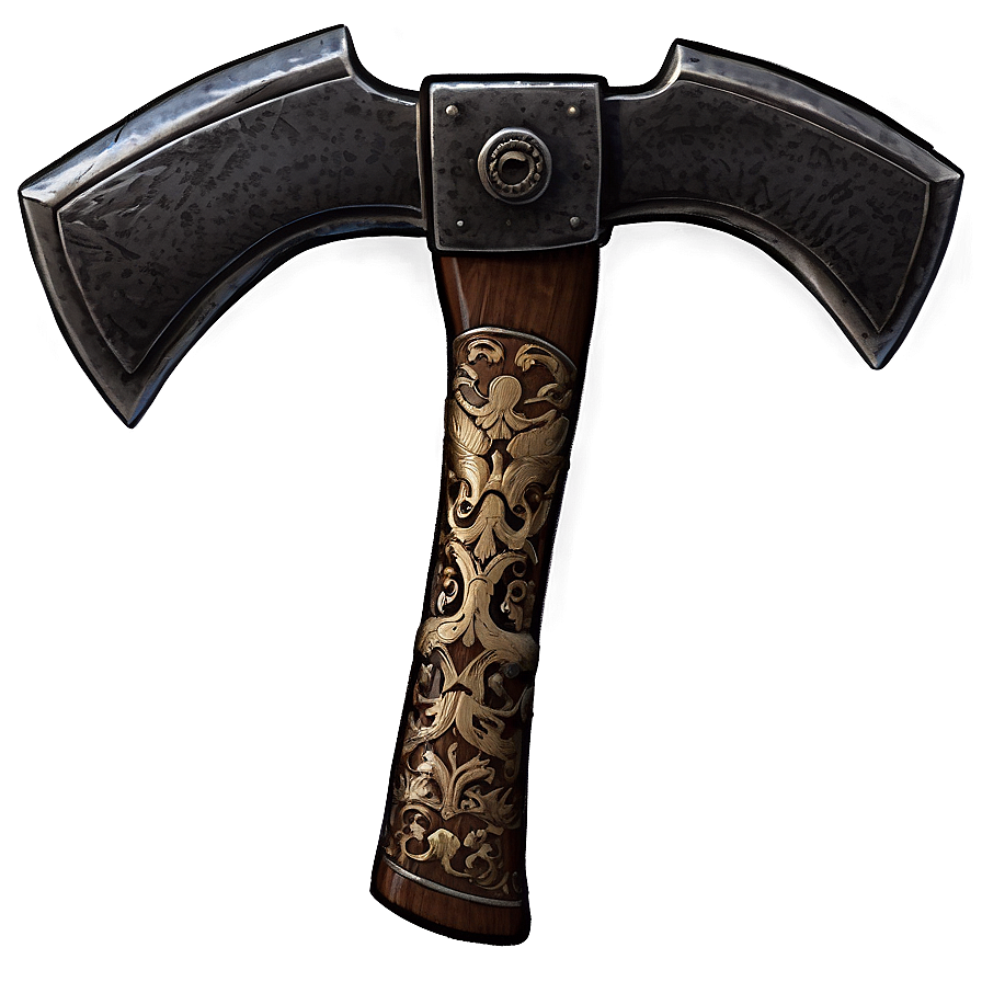 Decorative Axe Feature Png 05252024 PNG image