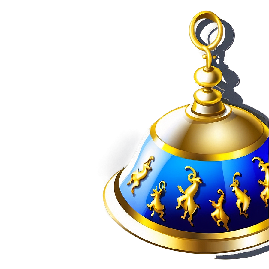 Decorative Bell Ornament Png 06212024 PNG image