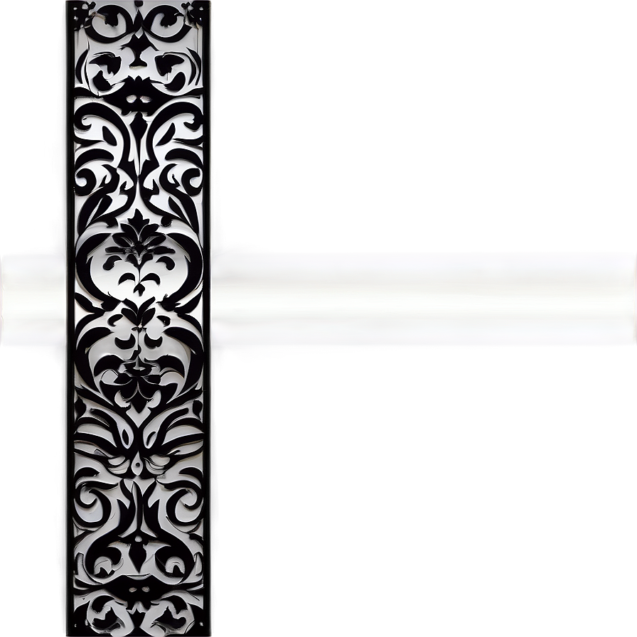 Decorative Black Border Clipart Png Exl52 PNG image