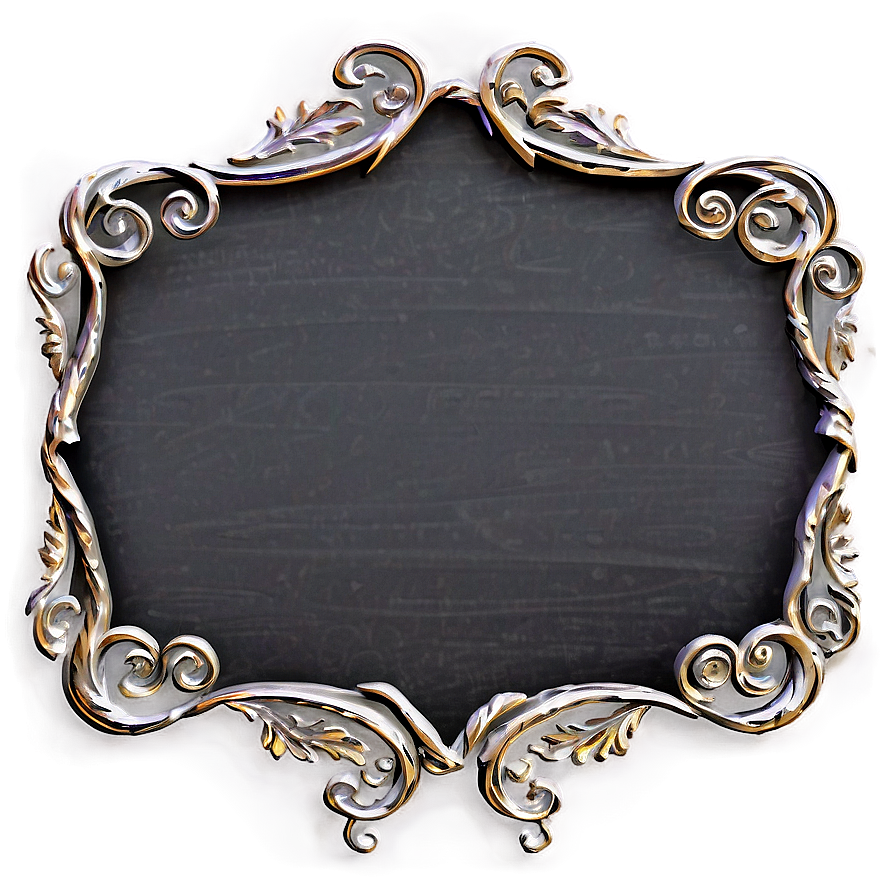 Decorative Chalkboard Png 05232024 PNG image