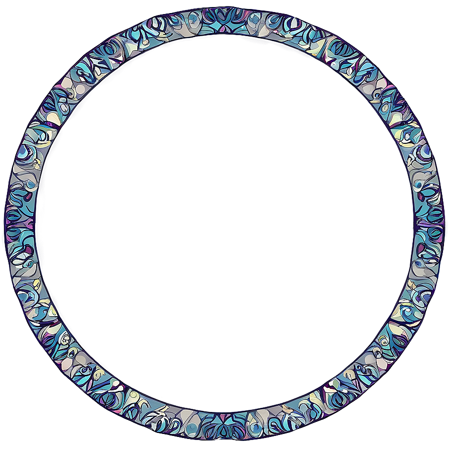 Decorative Circle Outline Png Ogl PNG image