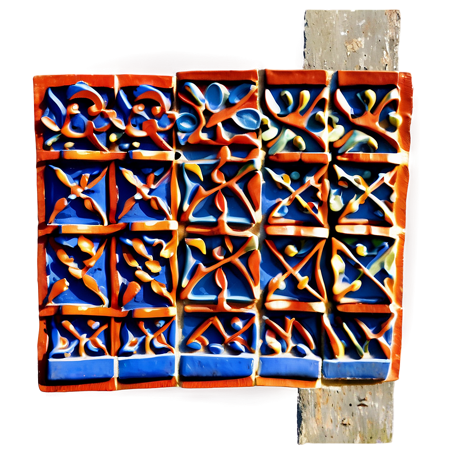 Decorative Clay Tiles Png Bwh PNG image