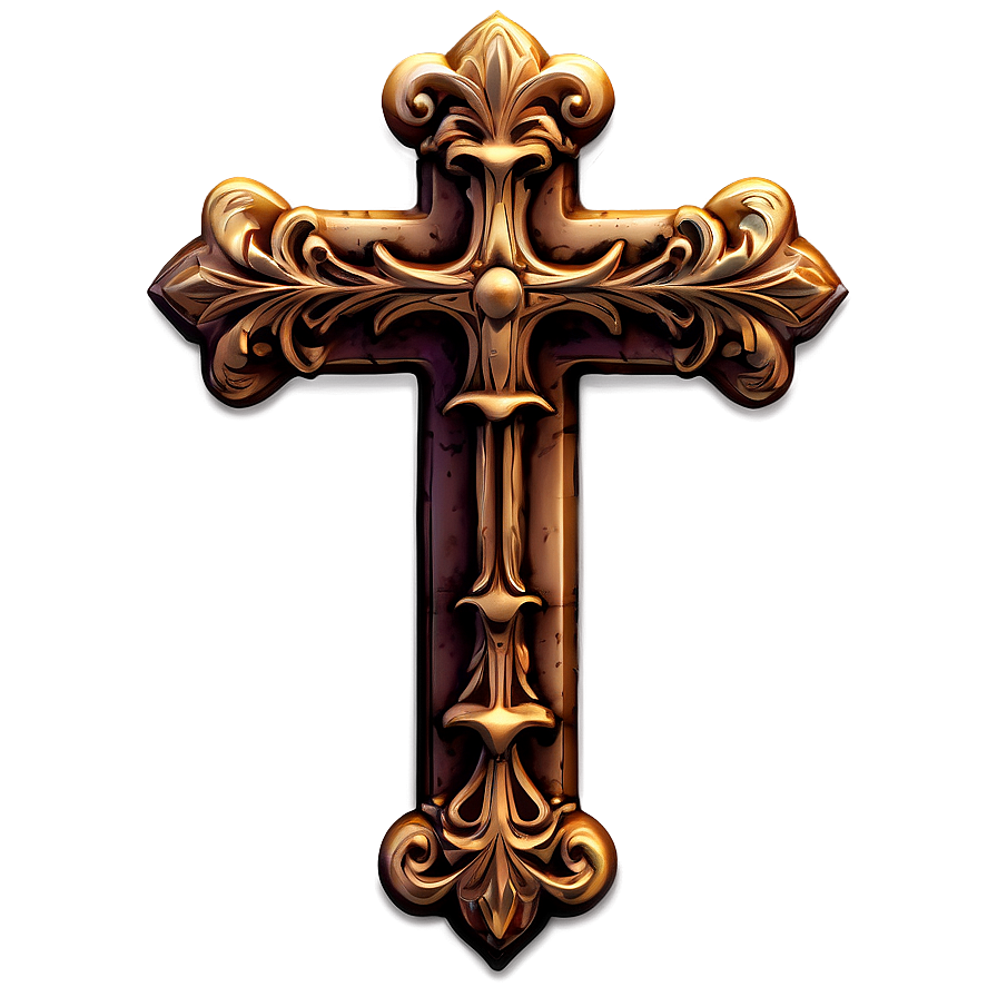 Decorative Cross Sketch Png 91 PNG image