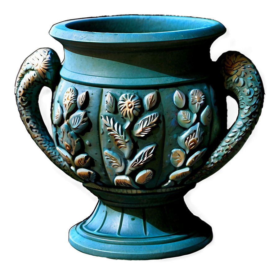 Decorative Garden Urn Png 06132024 PNG image