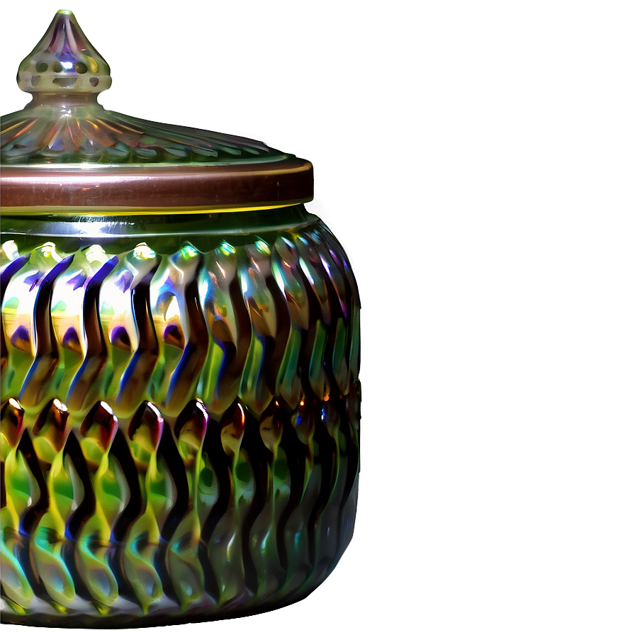 Decorative Glass Jar Png 45 PNG image