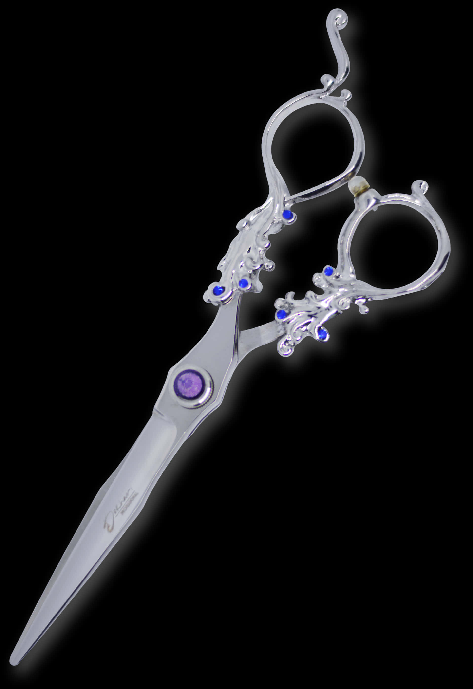 Decorative Hairdressing Scissors PNG image