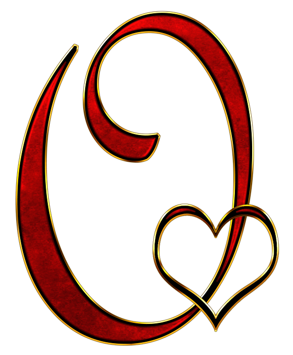Decorative Letter Cwith Heart PNG image